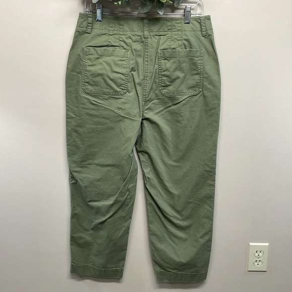 NWOT Talbots Relaxed Pants Olive Green 10 - Picture 4 of 14